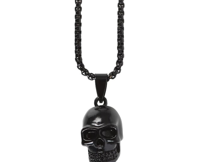 Black Skull Necklace