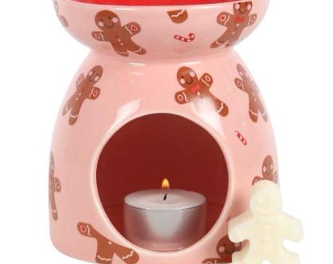 Gingerbread Man Waxmelt Burner (candle NOT included)