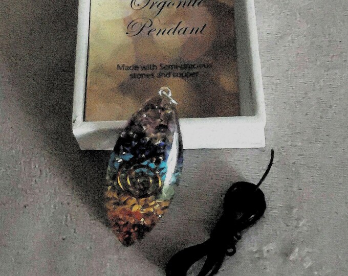 Oval shape Orgonite Necklace