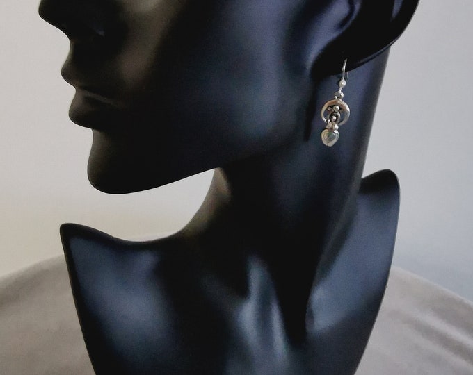 Moon Goddess Earrings (Sterling Silver)