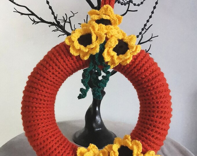 Sunflower Wreath - Handmade by Ylva