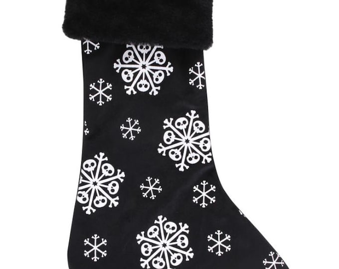 Skull Christmas Stocking