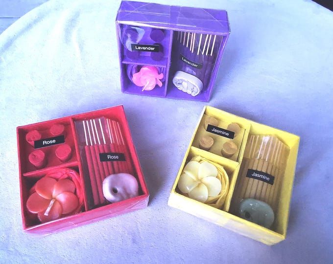 Incense Gift Box with small Elephant holder (3 different variations available)