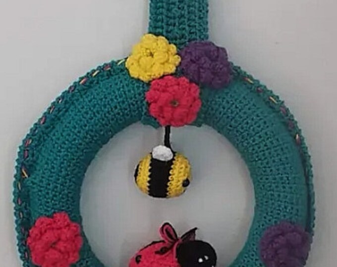 Summer Wall Wreath - Handmade by Ylva