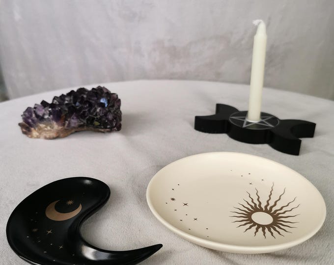 Yin Yang Ceramic Trinket Dish