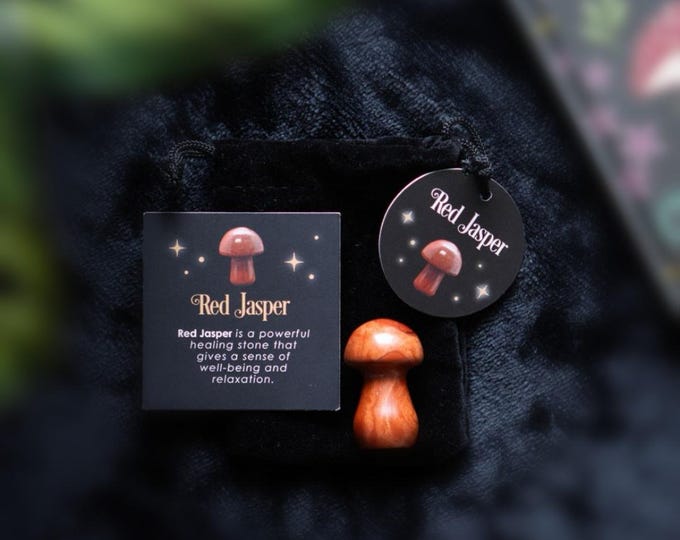 Red Jasper Mushroom