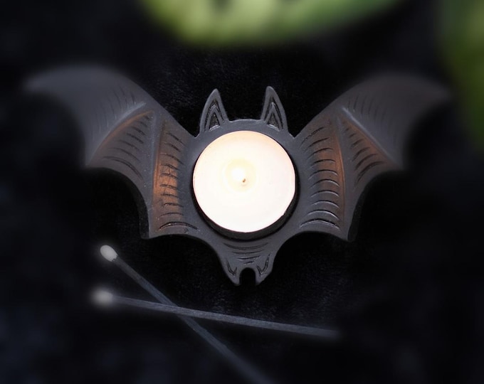 Halloween Bat Tealight Holder