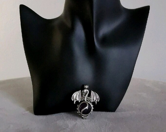 Dragon Ball Pendant with Amethyst