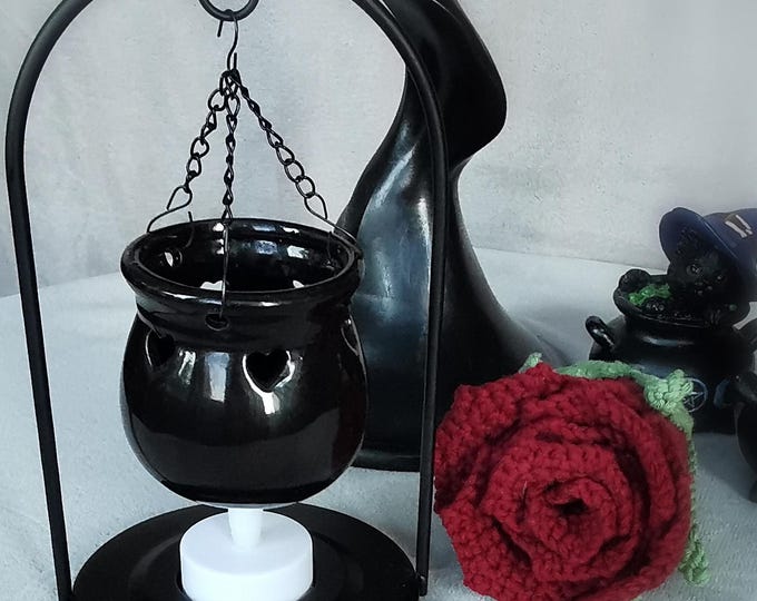 Black Oil/Wax Burner Cauldron (Tealight NOT included)