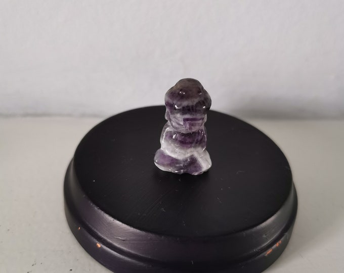 Small Amethyst Buddha Figurine