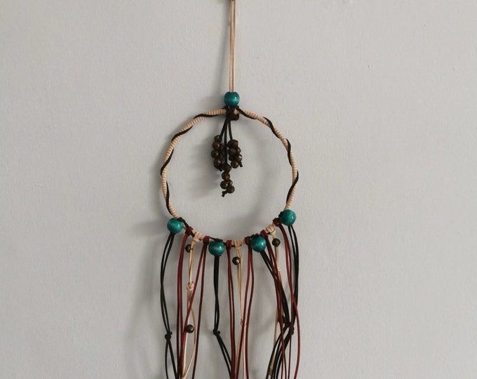 Faux Suede Circle Wall Hanging - Handmade by Ylva