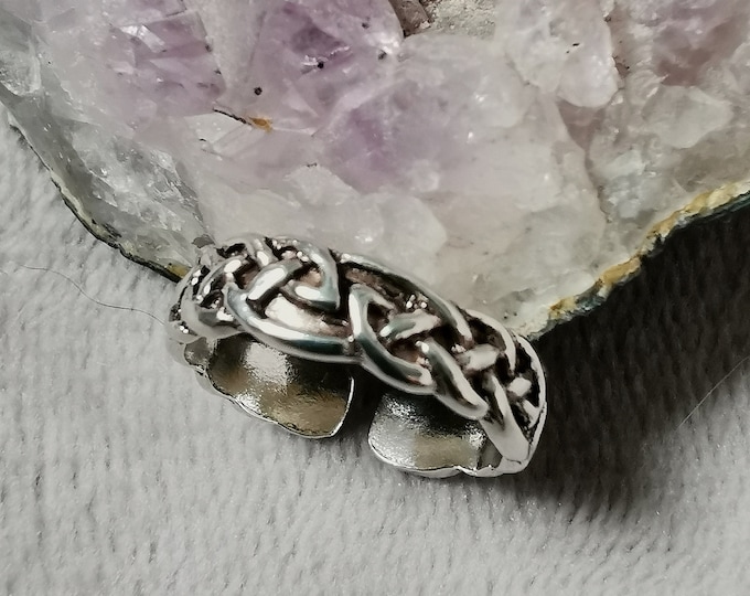 Celtic Design Toe Ring (Sterling Silver)