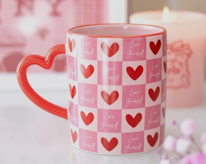 Love Yourself Heart Mug