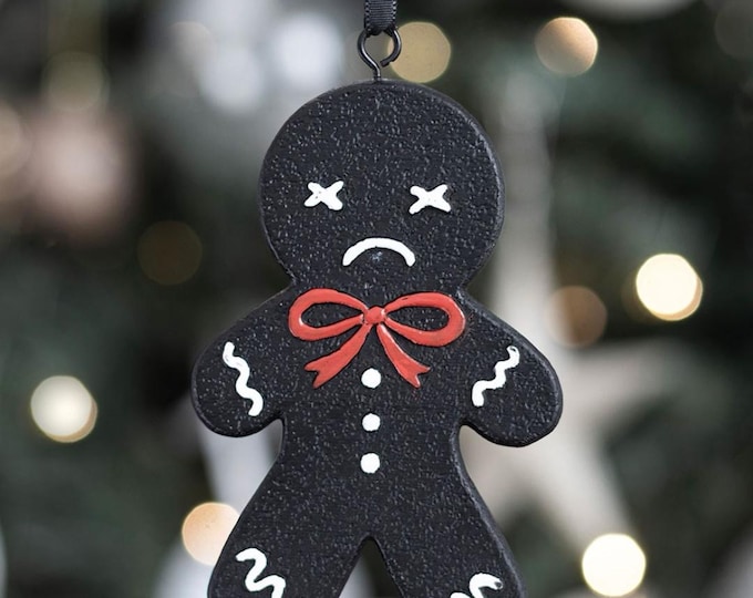 Hanging Gothy Gingerbread Yule/Christmas Decoration