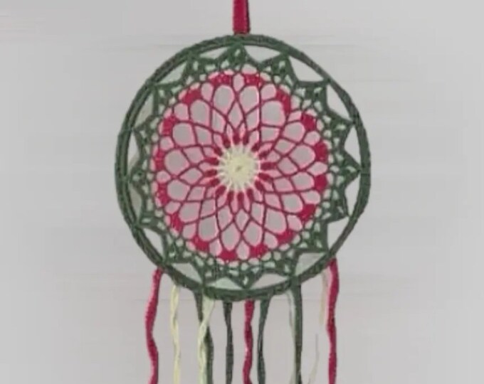 Happy Bright Dreamcatcher - Handmade by Ylva