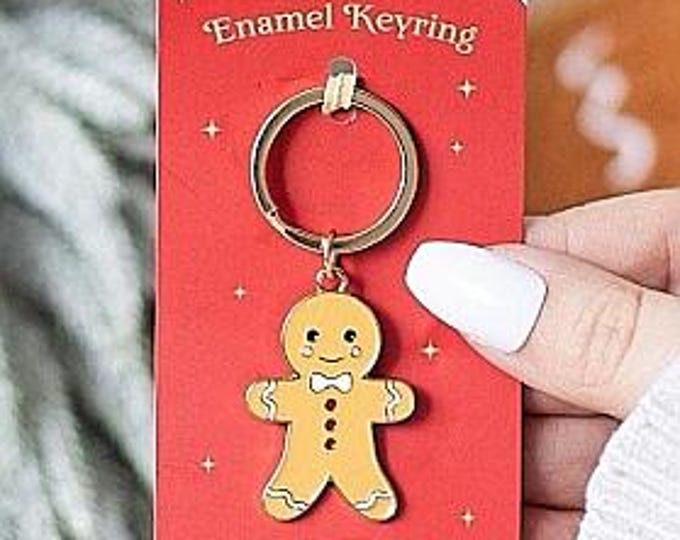 Gingerbread Man Keyring