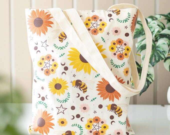 Summer Tote Bag with printed front