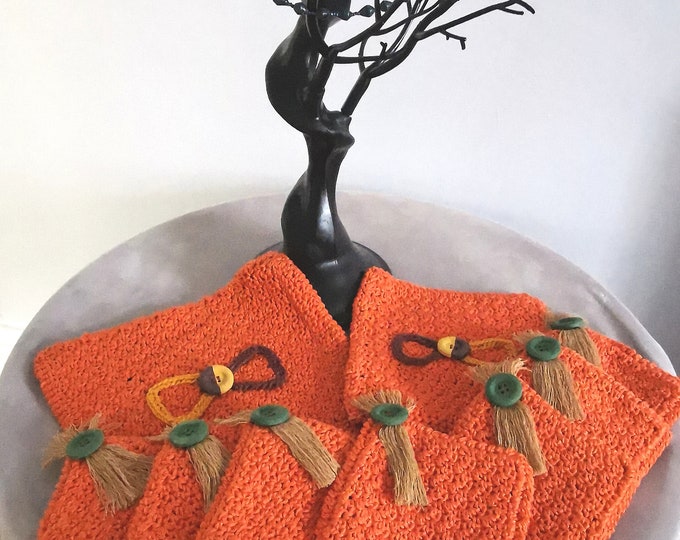 9-Piece Harvest Coaster Set - Handmade by Ylva
