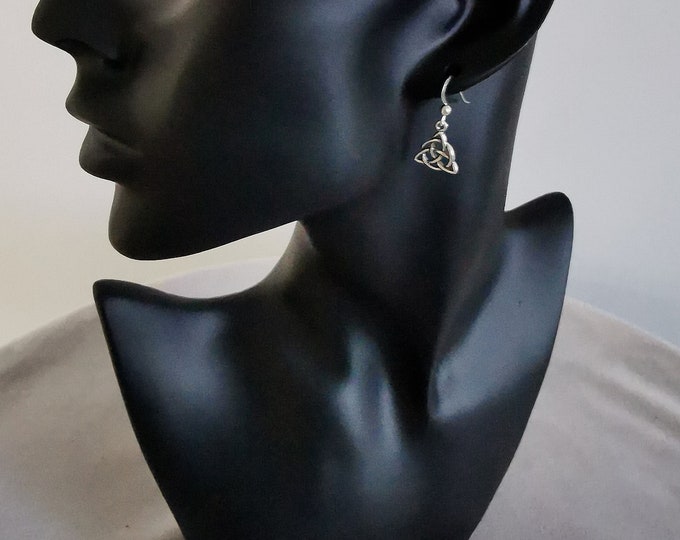 Triquetra Earrings (Sterling Silver)
