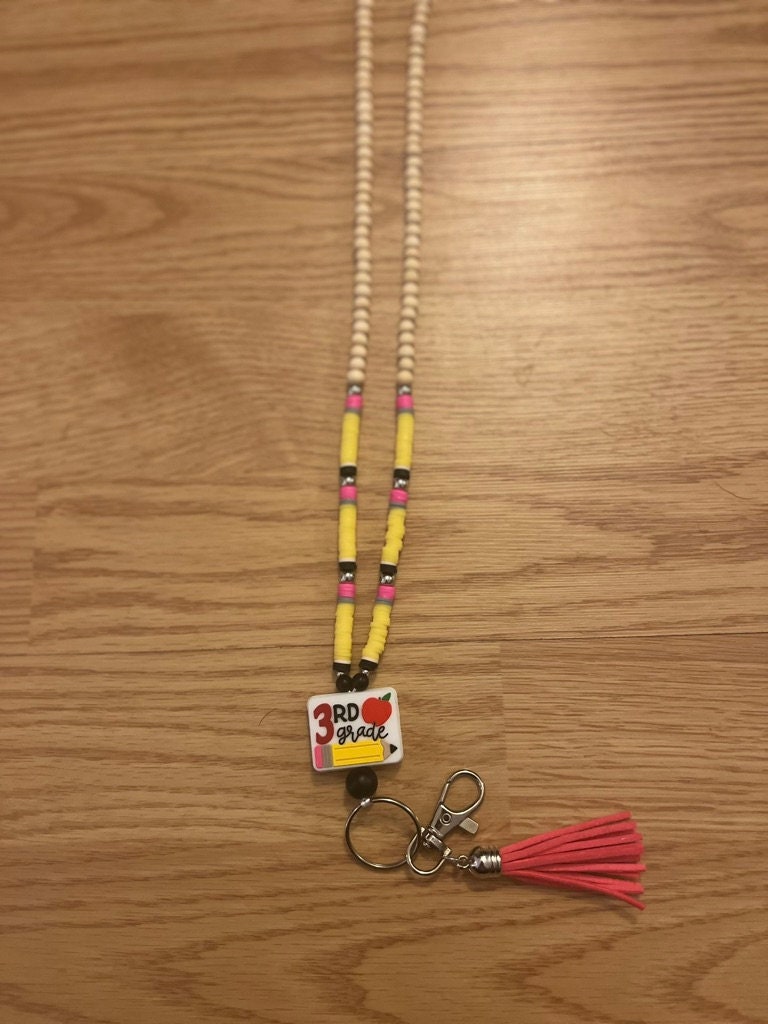 Grade level, Pencil Teacher Lanyard