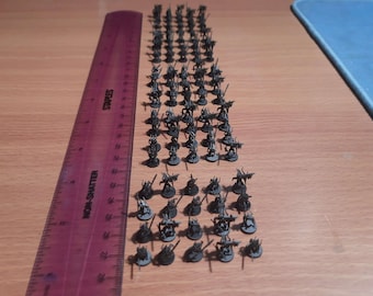 3D PRINTED. EPIC SCALE. 6mm-8mm. Evil Daemons Squad. 100 pieces.
