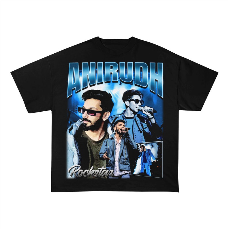 Anirudh grafisch T-shirt afbeelding 1