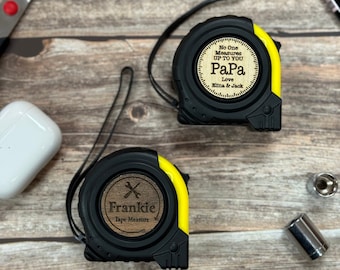 Tape Measure Personalized Gift for Father's Day, Gift From Daughter, Custom Gifts For Dad, No One Measures Up, Anniversary Gifts for Husband