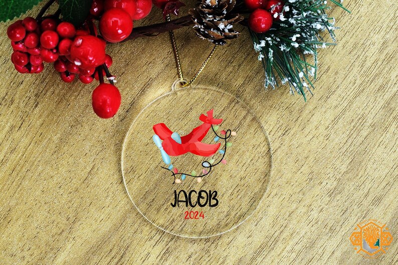 Custom Plane Christmas Ornament,personalized Kids Airplane Ornament