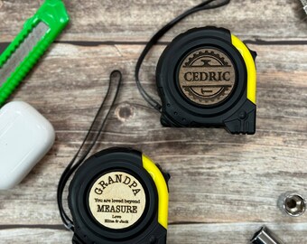 Tape Measure For Dad,Personalized Gift for Father,Functional Grandpa Home Tools,Custom Gifts For Dad,Carpenter Gift,Tool Gifts For Husband