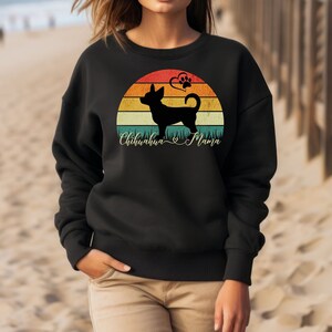 Chihuahua Mama Retro shirt, Trendy Chihuahua mama shirt, Chihuahua owner shirt, Chihuahua holiday shirt , Dog mom shirt, Dog lover shirt