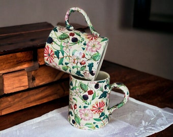 Juego de tazas estilo tankard British Bramble Hedgerow