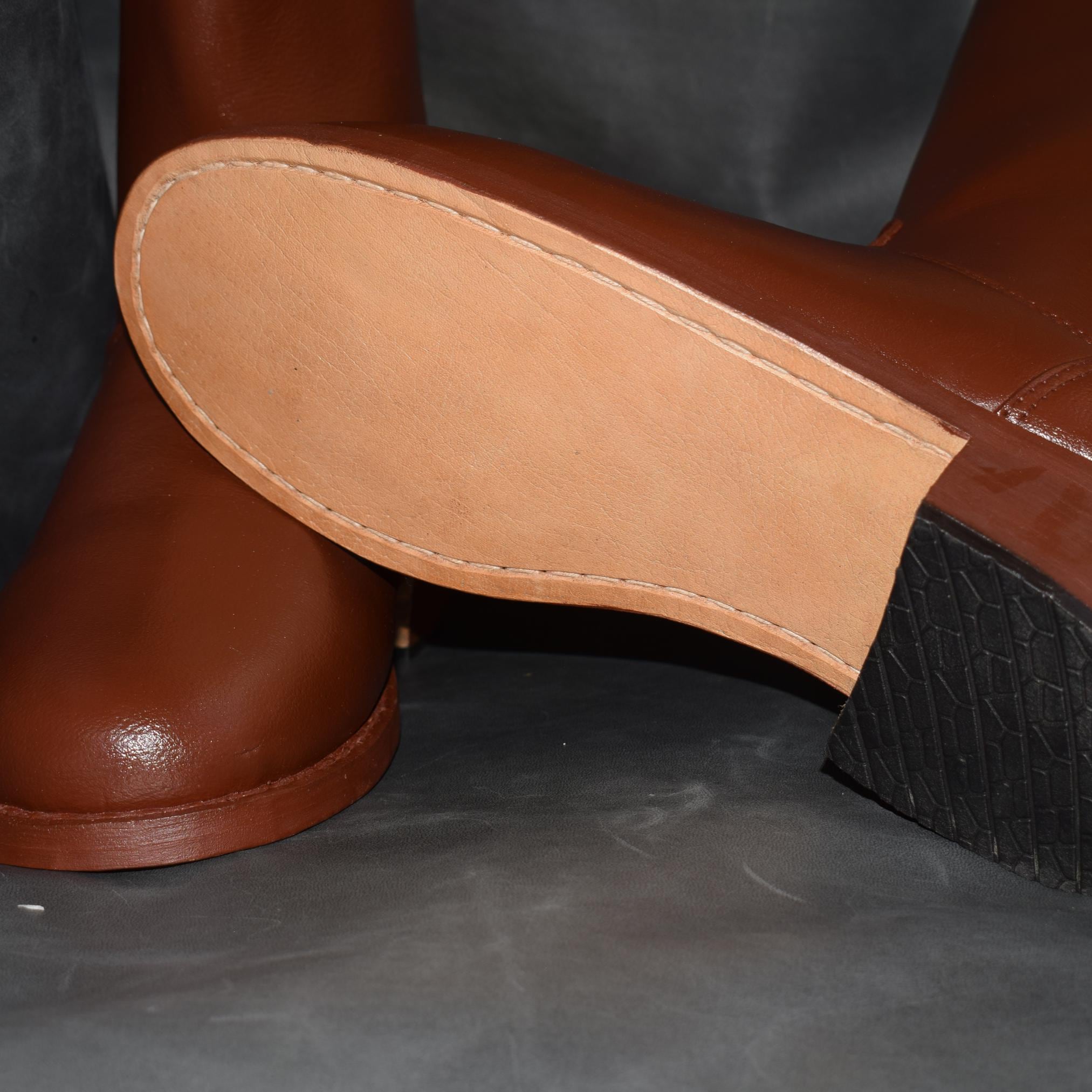 Custom Everett Hitch Appaloosa Vintage Cowboy Boots for Men - Leather