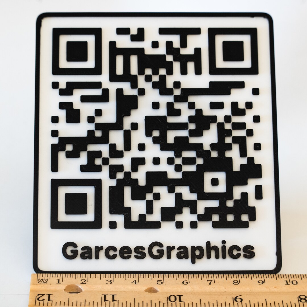Custom 3D QR Code - Etsy