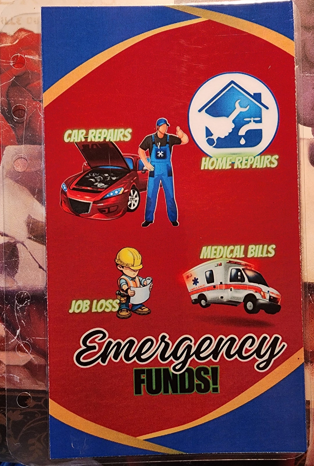 Prepare With Style Emergency Cover Sheet Set With Cash Etsy