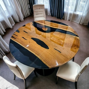 Round Epoxy Dining Table, Round Epoxy Coffee Table, Round Epoxy Table, Epoxy Round Table, Round  Epoxy Table Top, Round Epoxy Wood Table