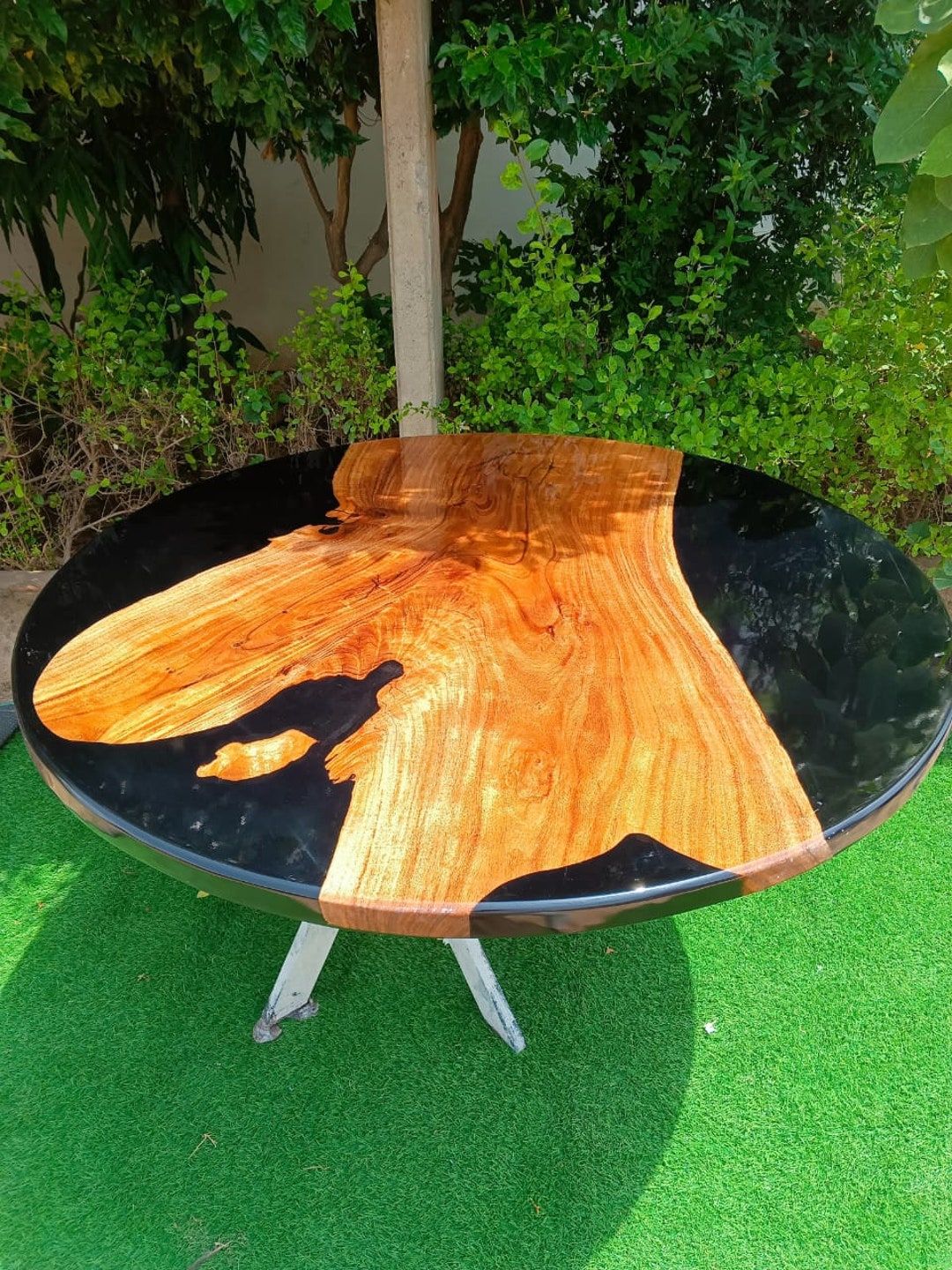 Round Epoxy Coffee Table, Round Epoxy Dining Table, Round Epoxy Table