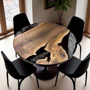 Round Epoxy Dining Table, Round Epoxy Coffee Table, Round Epoxy Table, Epoxy Round Table, Round  Epoxy Table Top, Round Epoxy Wood Table