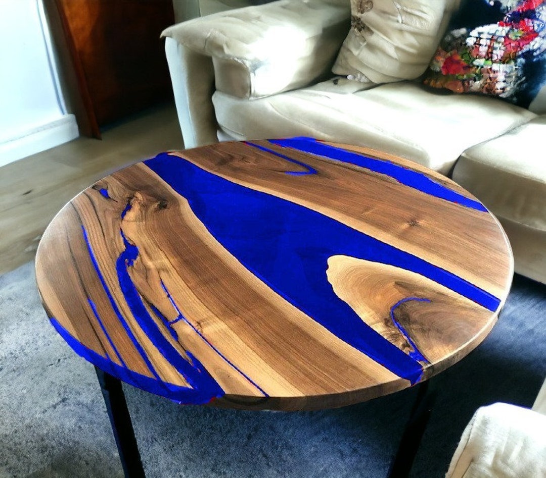 Round Epoxy Coffee Table, Round Epoxy Dining Table, Round Epoxy Table
