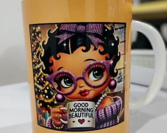 Personalized Ceramic Mug: Hand Designed 15oz Coffee Cup