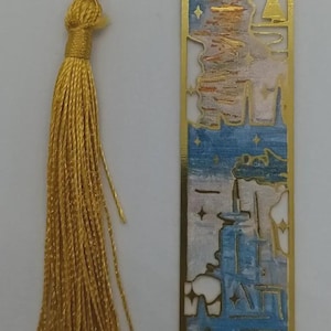 Van Gogh/ Monet artist inspired metal bookmark beautiful gift/present for book lovers/reading accessories sunrise