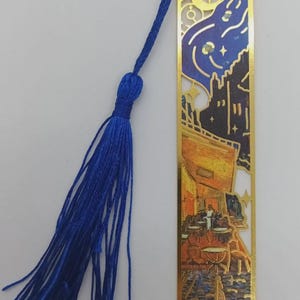 Van Gogh/ Monet artist inspired metal bookmark beautiful gift/present for book lovers/reading accessories cafe