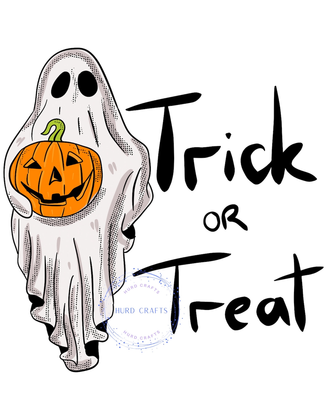 Trick or Treat Ghost PNG, Halloween, Sublimation - Etsy