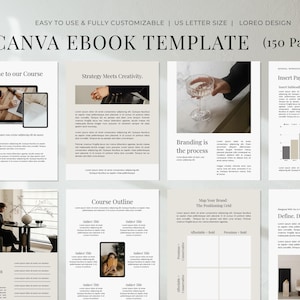 Canva ebook Template | Canva Workbook Template | Course Creator Template | Business Template | Lead Magnet | Coaching Template image 1