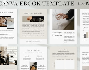 Canva ebook Vorlage | Canva Arbeitsmappe Vorlage | Kursersteller Vorlage | Business Vorlage | Blei Magnet | Coaching Template