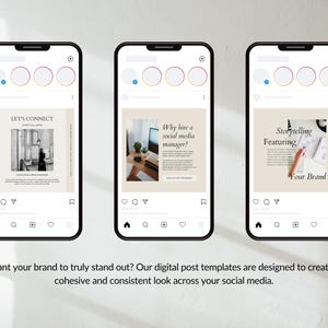 Instagram Templates - Social Media Manager Posts | Marketing Templates | Engagement | Post - Business - Instagram Templates Canva image 4