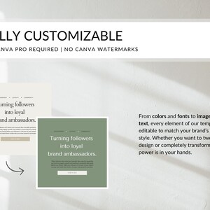Instagram Templates - Social Media Manager Posts | Marketing Templates | Engagement | Post - Business - Instagram Templates Canva image 8