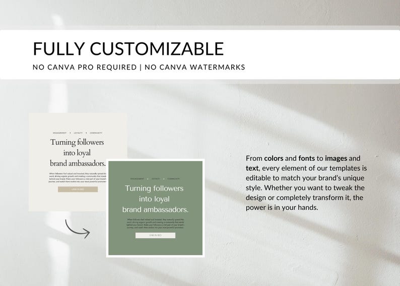 Instagram Templates - Social Media Manager Posts | Marketing Templates | Engagement | Post - Business - Instagram Templates Canva image 8
