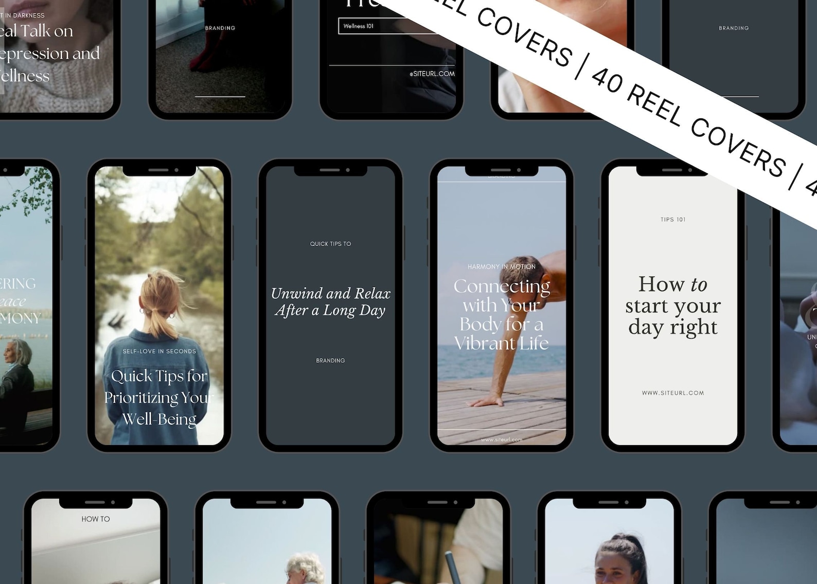 380 Health & Wellness Instagram Canva Templates - Modern | Minimal ...