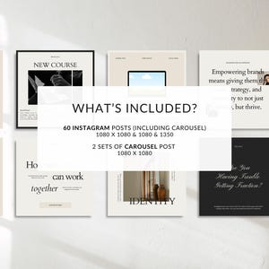 Instagram Templates - Social Media Manager Posts | Marketing Templates | Engagement | Post - Business - Instagram Templates Canva image 2