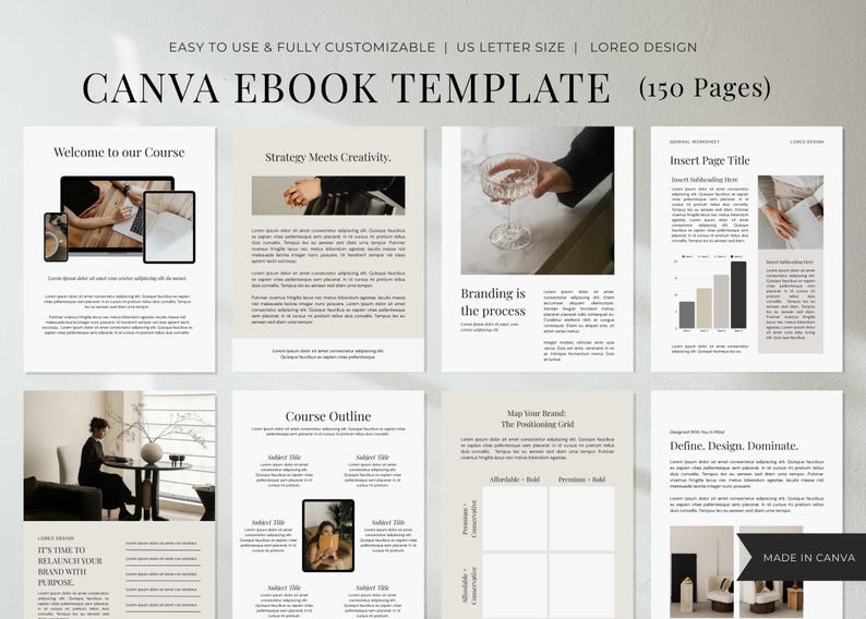 Canva ebook Template | Canva Workbook Template | Course Creator Template | Business Template | Lead Magnet | Coaching Template image 1